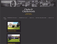 Tablet Screenshot of clarkeandcharlesworth.com